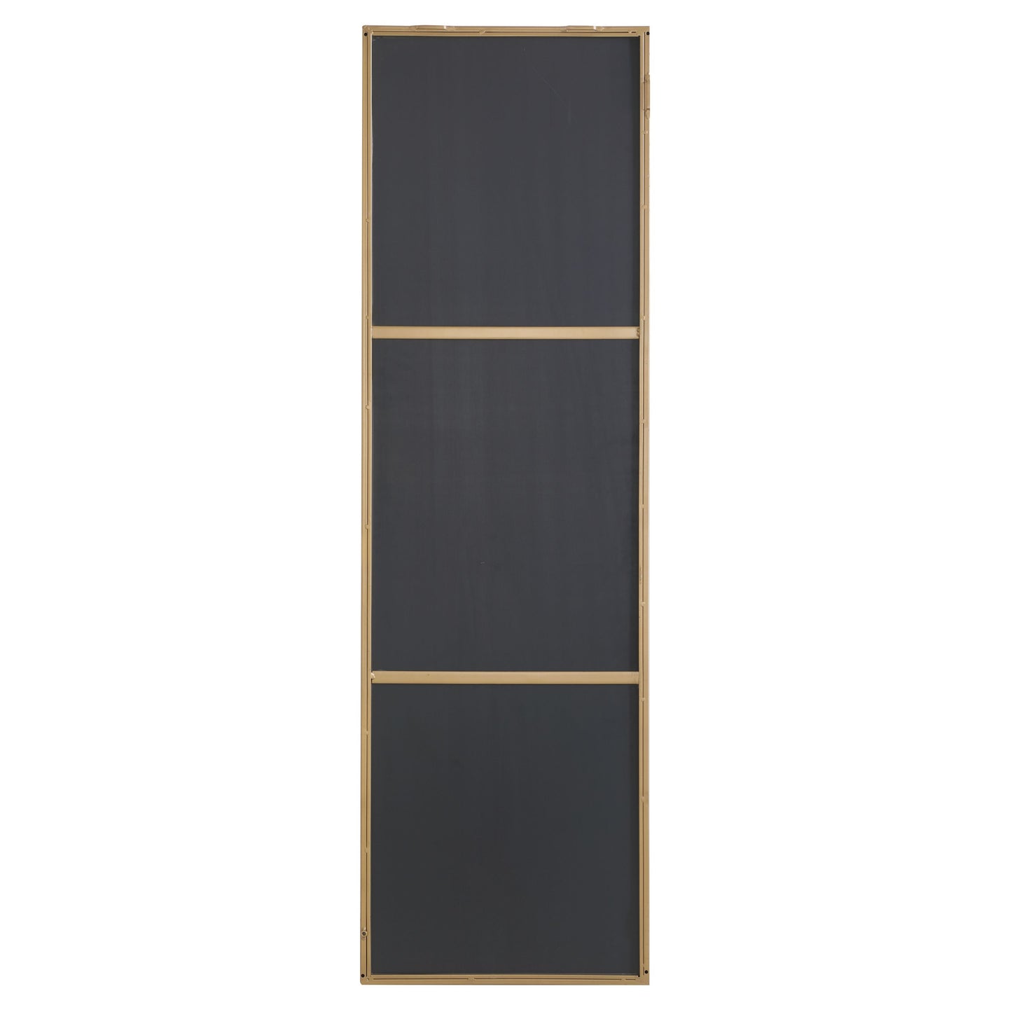 MR4082BR Monet 18" x 60" Metal Framed Rectangular Mirror in Brass