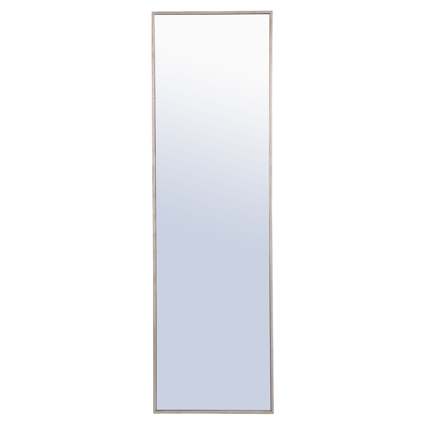 MR4083S Monet 18" x 60" Metal Framed Rectangular Mirror in Silver