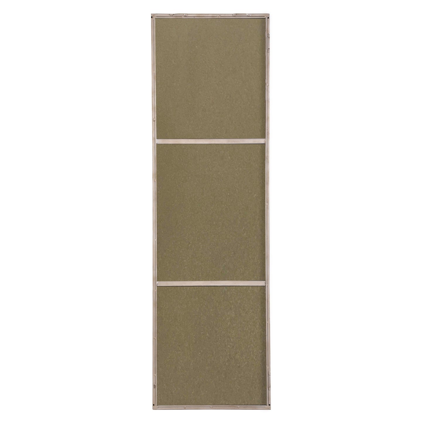 MR4083S Monet 18" x 60" Metal Framed Rectangular Mirror in Silver