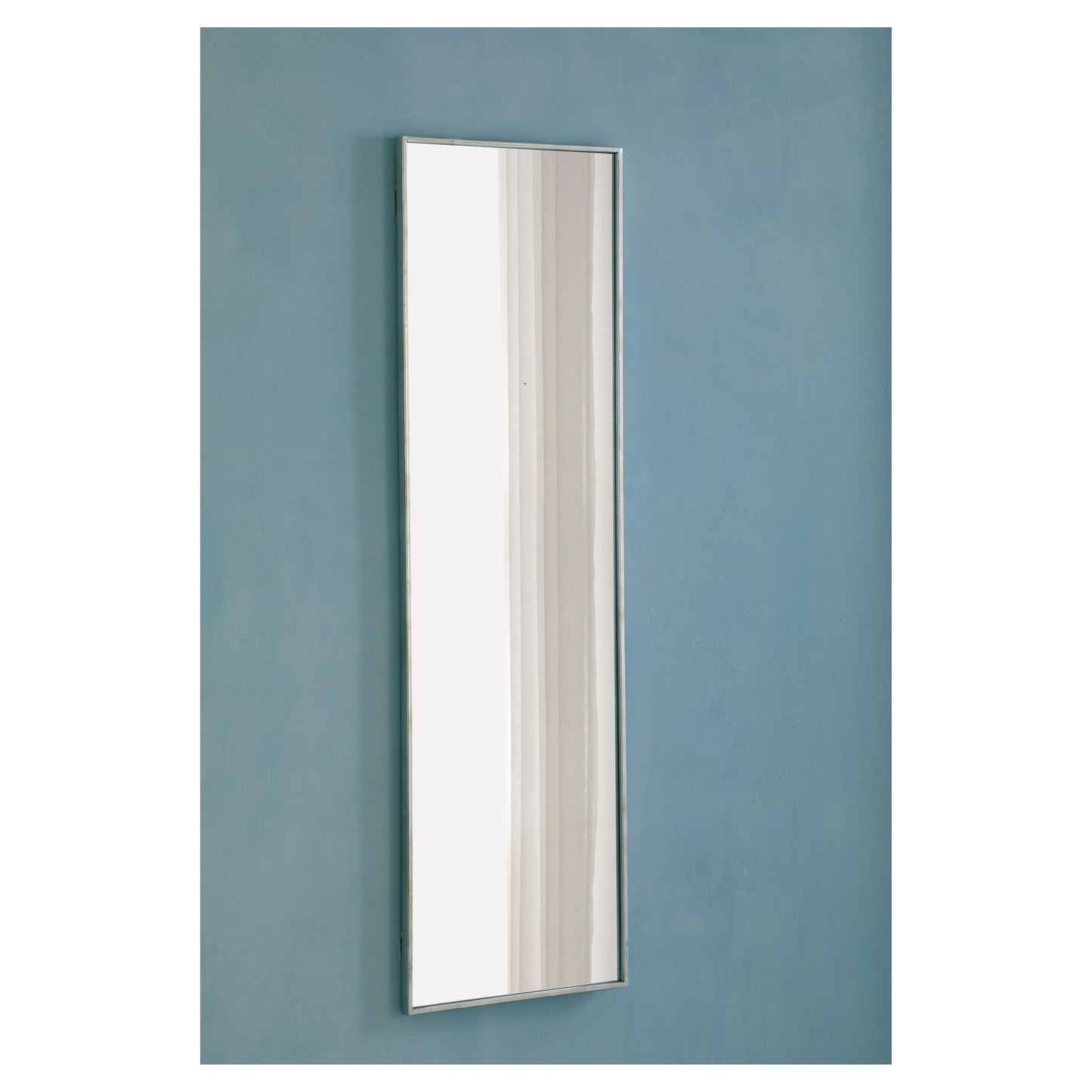 MR4083S Monet 18" x 60" Metal Framed Rectangular Mirror in Silver