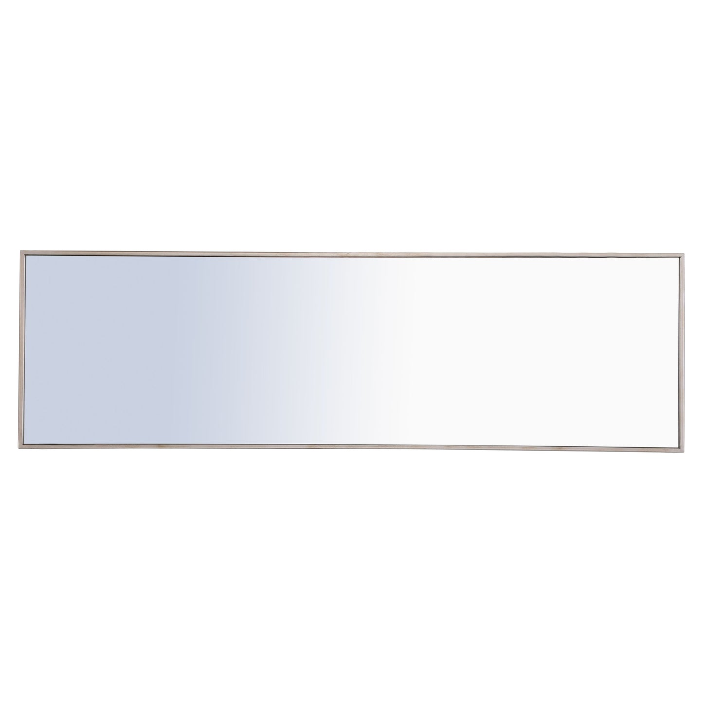 MR4083S Monet 18" x 60" Metal Framed Rectangular Mirror in Silver