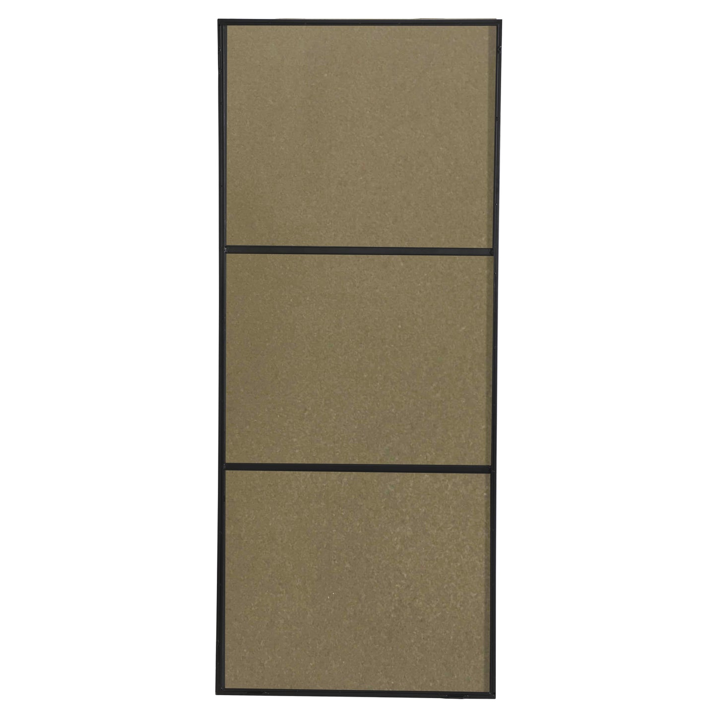 MR4084BK Monet 30" x 72" Metal Framed Rectangular Mirror in Black