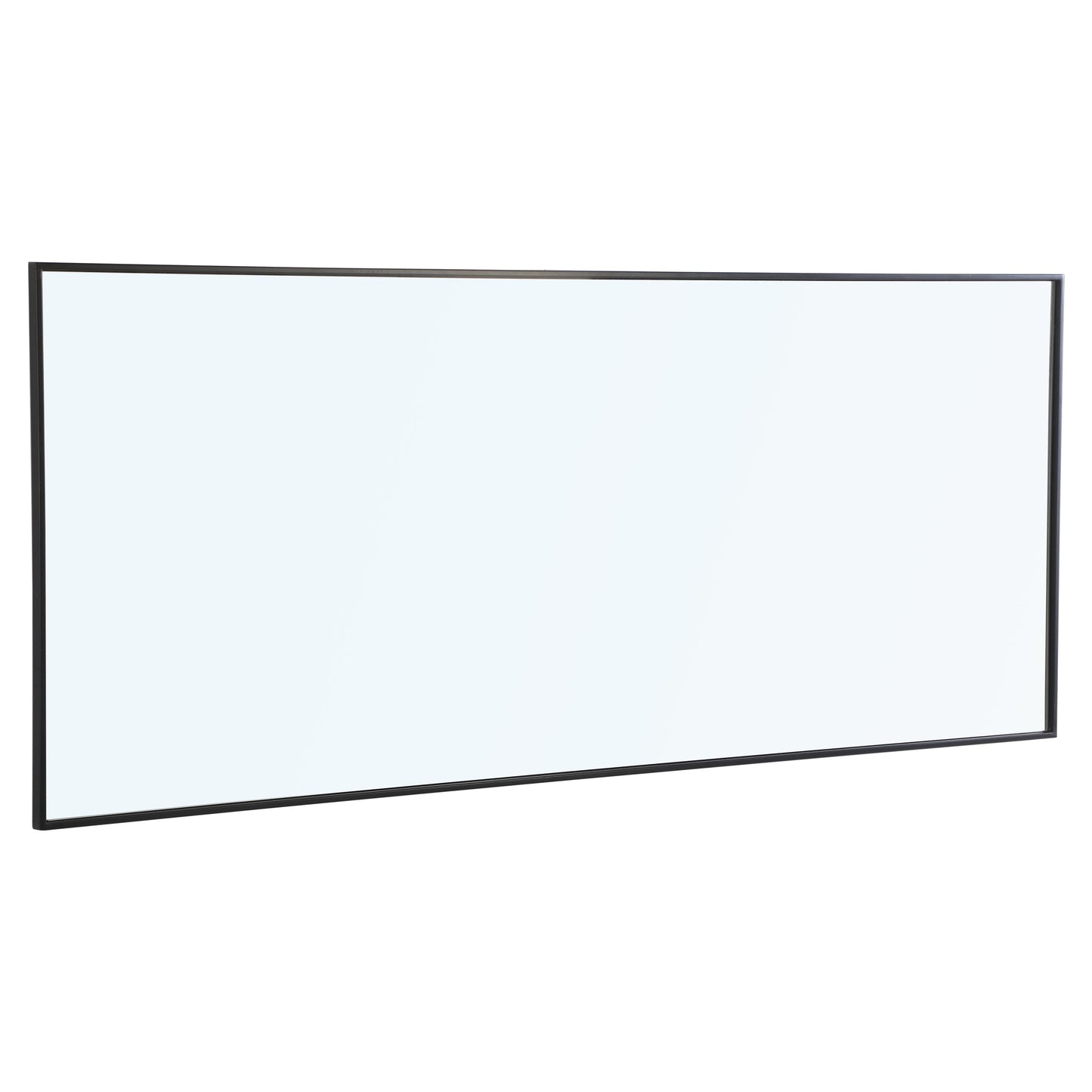 MR4084BK Monet 30" x 72" Metal Framed Rectangular Mirror in Black