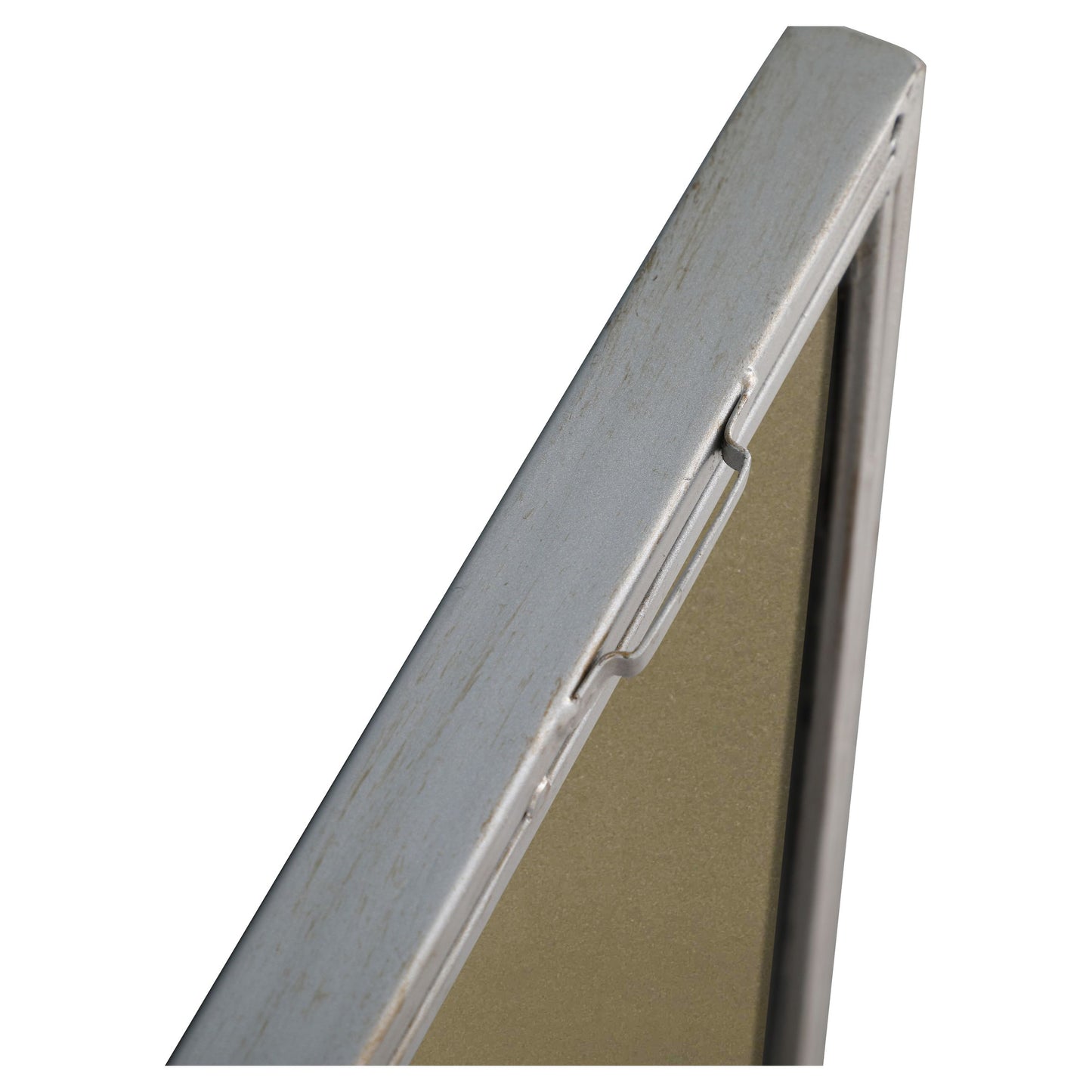 MR4086S Monet 30" x 72" Metal Framed Rectangular Mirror in Silver