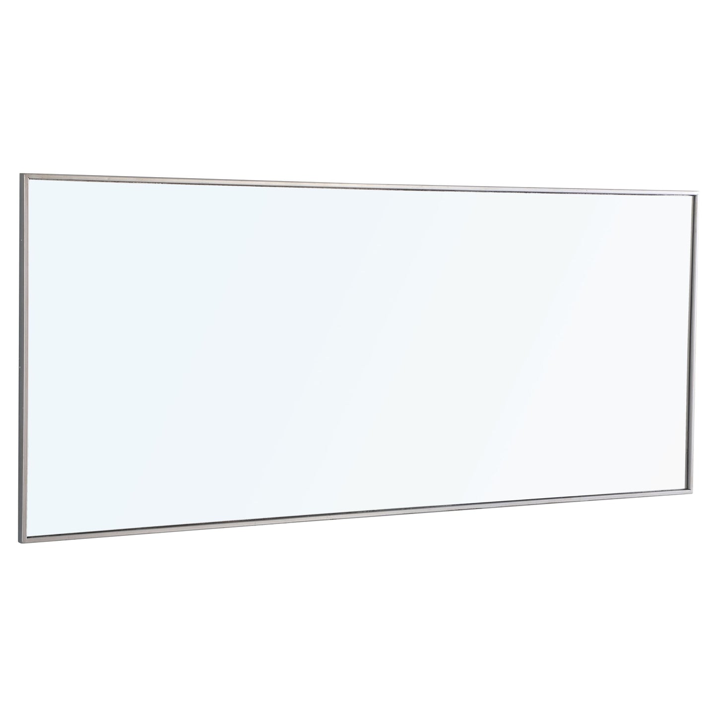 MR4086S Monet 30" x 72" Metal Framed Rectangular Mirror in Silver