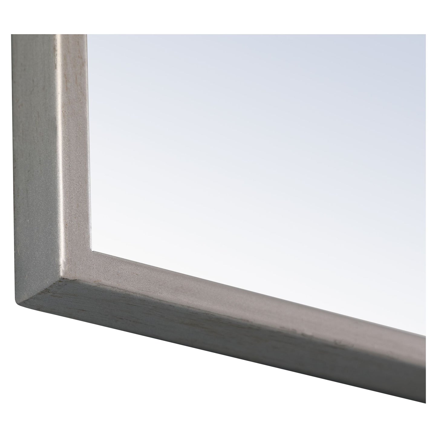 MR4086S Monet 30" x 72" Metal Framed Rectangular Mirror in Silver