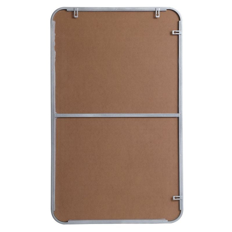 MR802236S Evermore 22" x 36" Metal Framed Rectangular Mirror in Silver