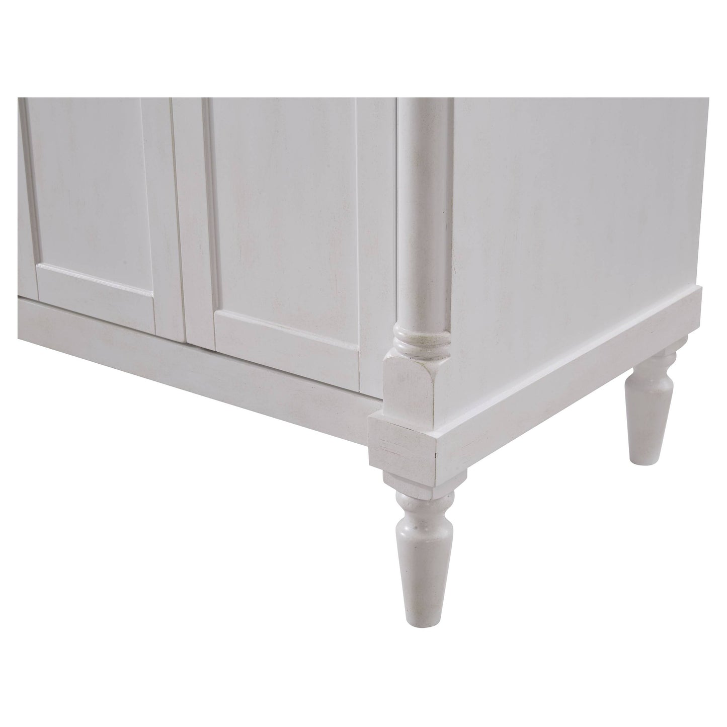 VF13060DAW 60" Single Bathroom Vanity Set in Antique White