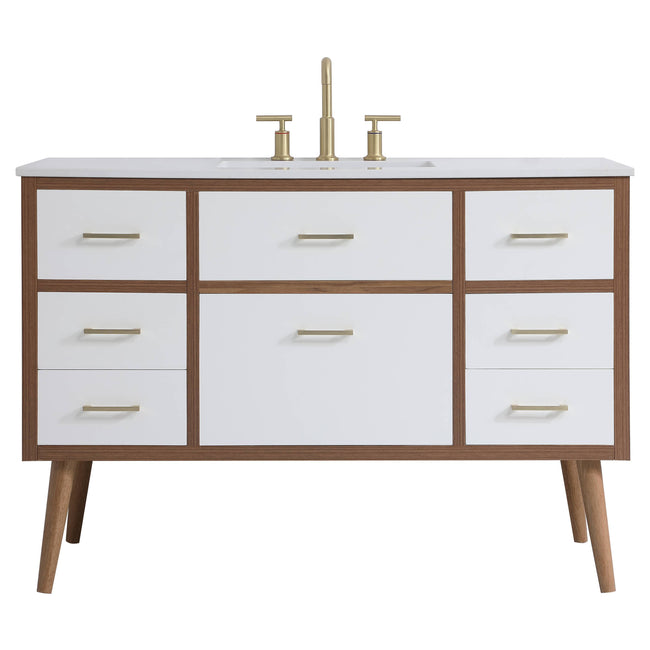 VF41048WH 48" Bathroom Vanity in White