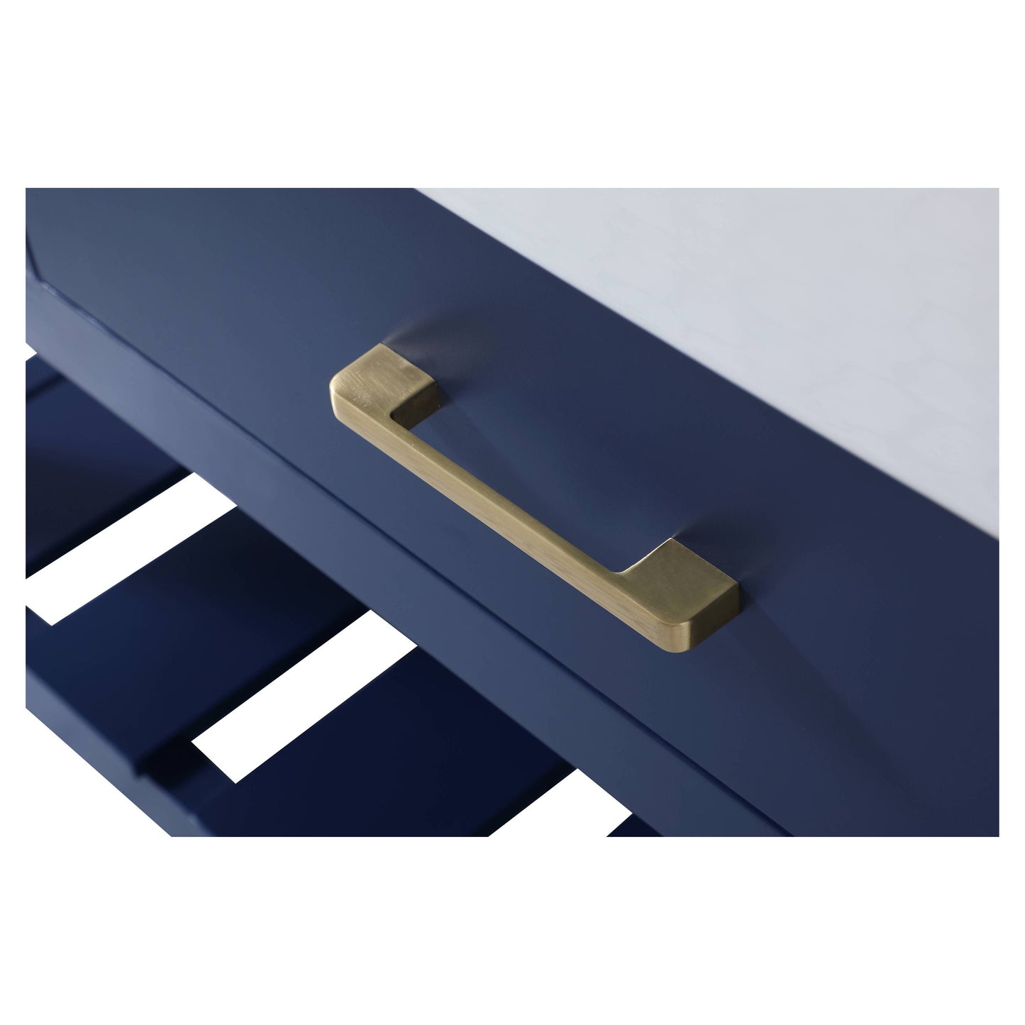 VF60148BL-BS 48" Single Bathroom Vanity in Blue With Backsplash