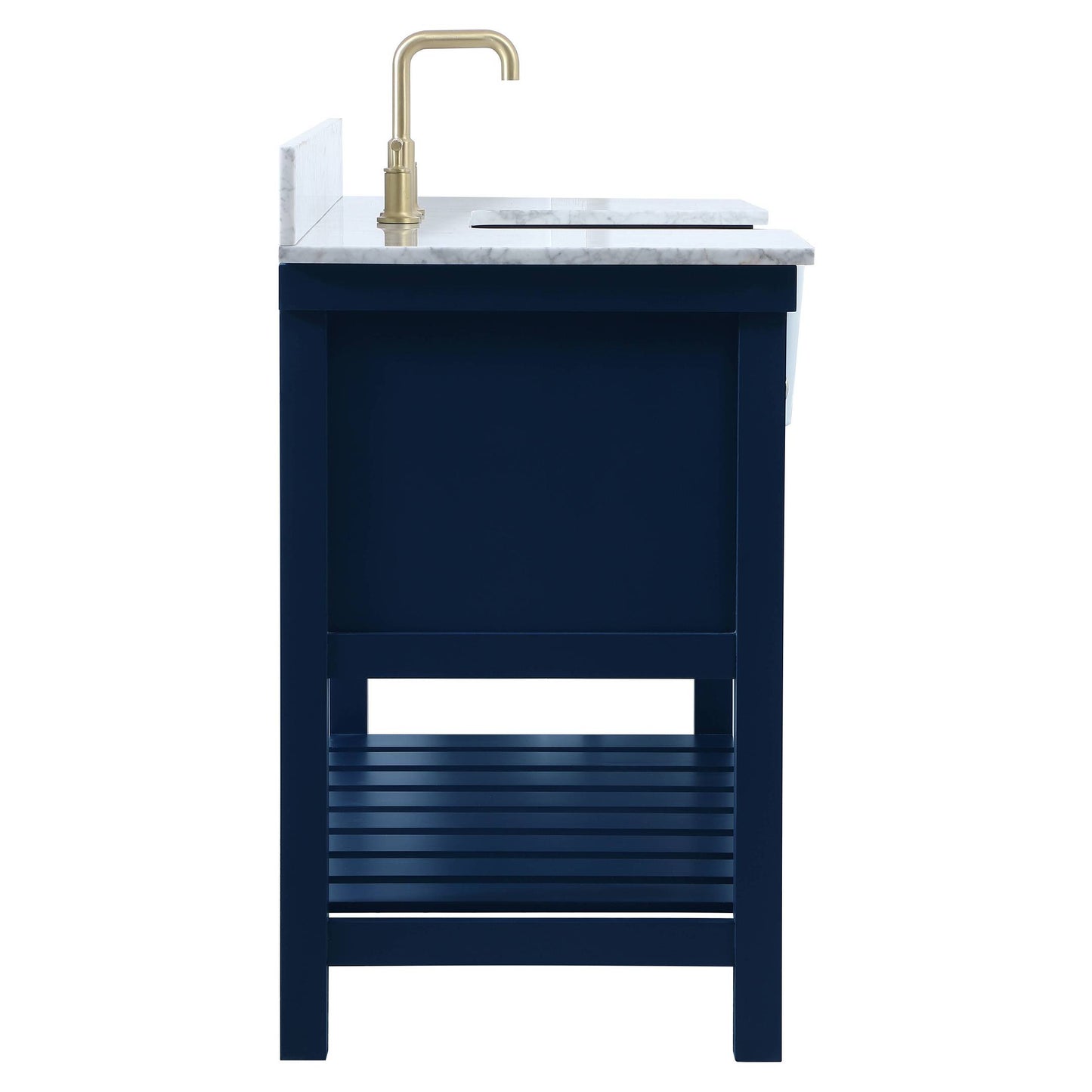 VF60148BL-BS 48" Single Bathroom Vanity in Blue With Backsplash
