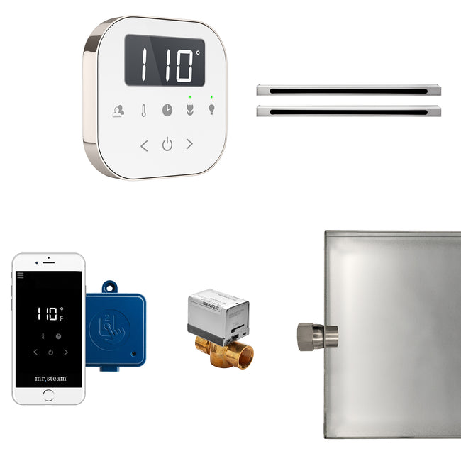 AirButler Max Linear Package White Polished Nickel