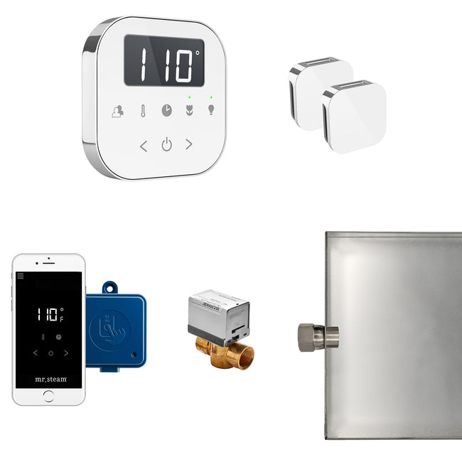 AirButler Max Package White Polished Chrome