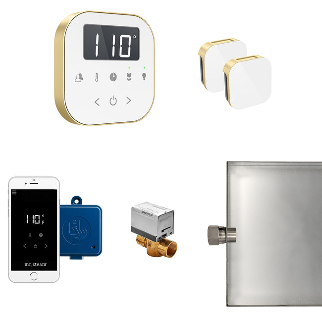 AirButler Max Package White Satin Brass