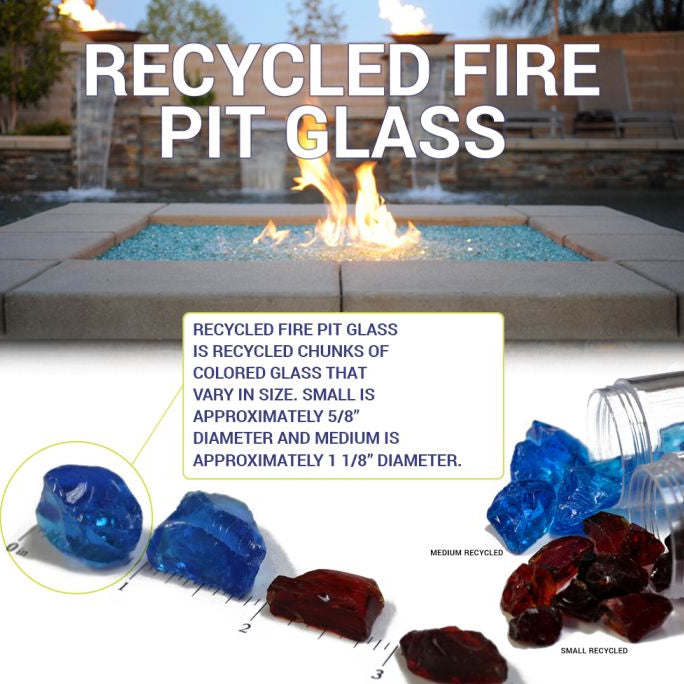 CG-ONYX-M-10-J - Onyx Recycled Medium Fire Pit Glass