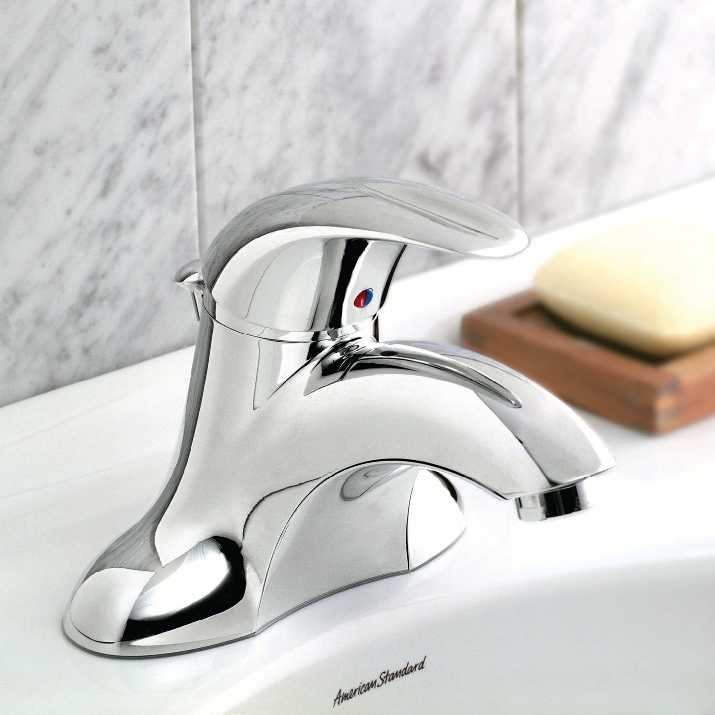 7385000.002 - Reliant 3 4" Centerset Single-Handle Bathroom Faucet with Drain - Chrome