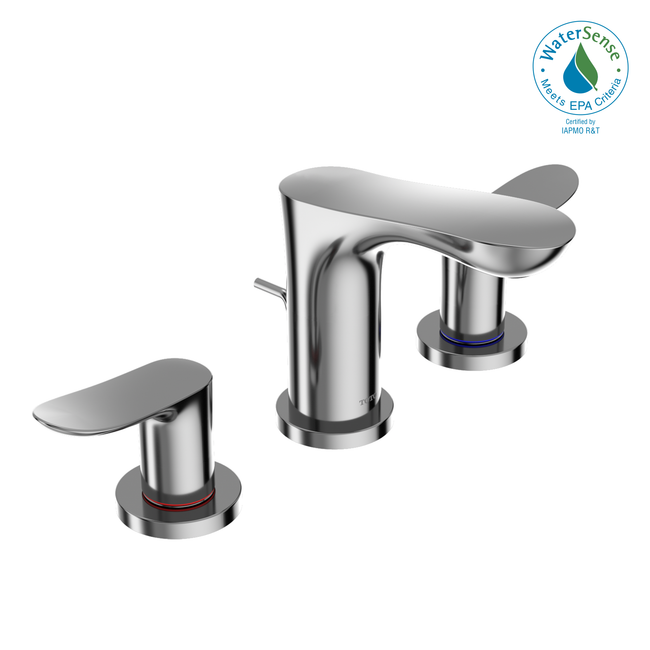 Toto TLG01201U#CP - Global 1.2 GPM Widespread Bathroom Faucet with Pop-Up Drain Assembly- Polished C
