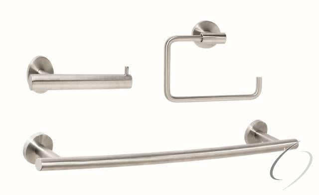 ARRONDISS1 Bathroom Kit with BH26540SS Tissue Roll Holder BH26541SS Towel Ring BH26543SS Towel Bar S