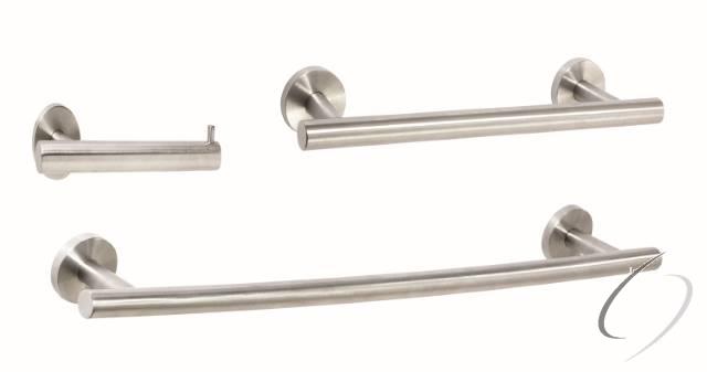 ARRONDISS2 Bathroom Kit with BH26540SS Tissue Roll Holder BH26546SS Towel Bar BH26543SS Towel Bar St