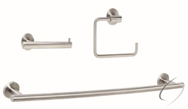 ARRONDISS3 Bathroom Kit with BH26540SS Tissue Roll Holder BH26541SS Towel Ring BH26544SS Towel Bar S