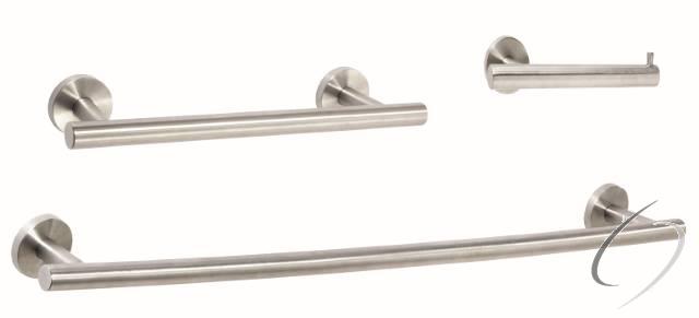 ARRONDISS4 Bathroom Kit with BH26540SS Tissue Roll Holder BH26546SS Towel Bar BH26544SS Towel Bar Stainless Steel Finish