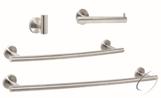 ARRONDISS6 Bathroom Kit with BH26540SS Tissue Roll Holder BH26546SS Towel Bar BH26543SS Towel Bar BH