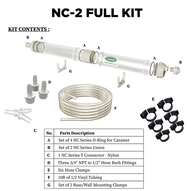 Axiom NC-2 Neutrapal Condensate Neutralization Kit - 4 GPH