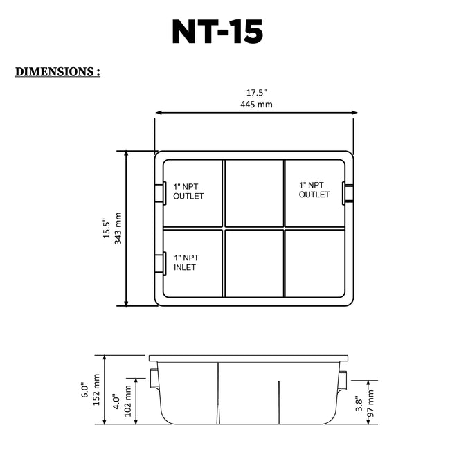 Axiom NT15 - Condensate Neutralization Tank - 20 GPH