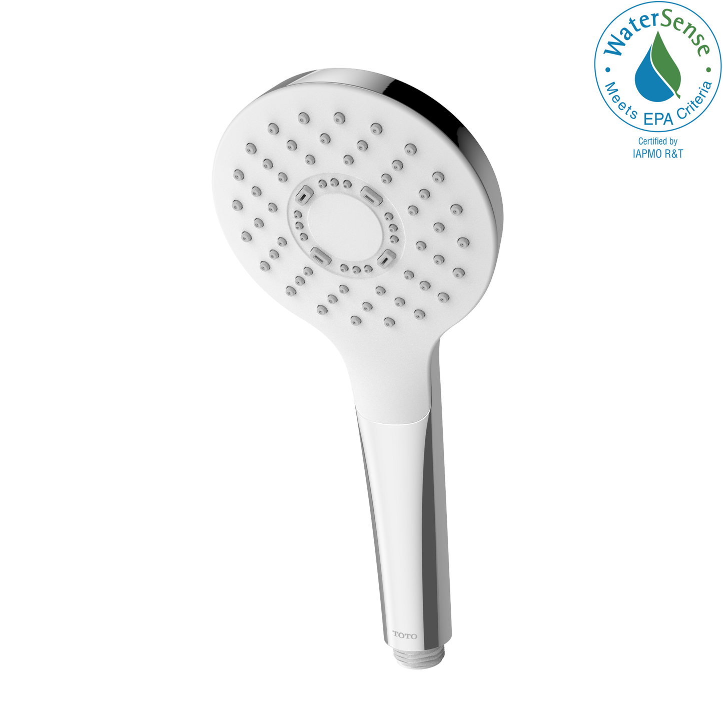 Toto TBW01009U4#CP - 1.75 GPM Round Single Function Hand Shower with Comfort Wave Technology- Polish