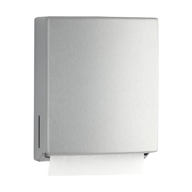 Bobrick 4262 - Surface-Mounted Paper Towel Dispenser with TowelMate -Satin Finish