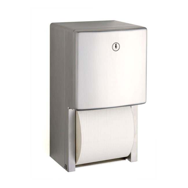 Bobrick 4288 - Surface Mounted Multi-Roll Toilet Tissue Dispenser in Satin Stainless Steel