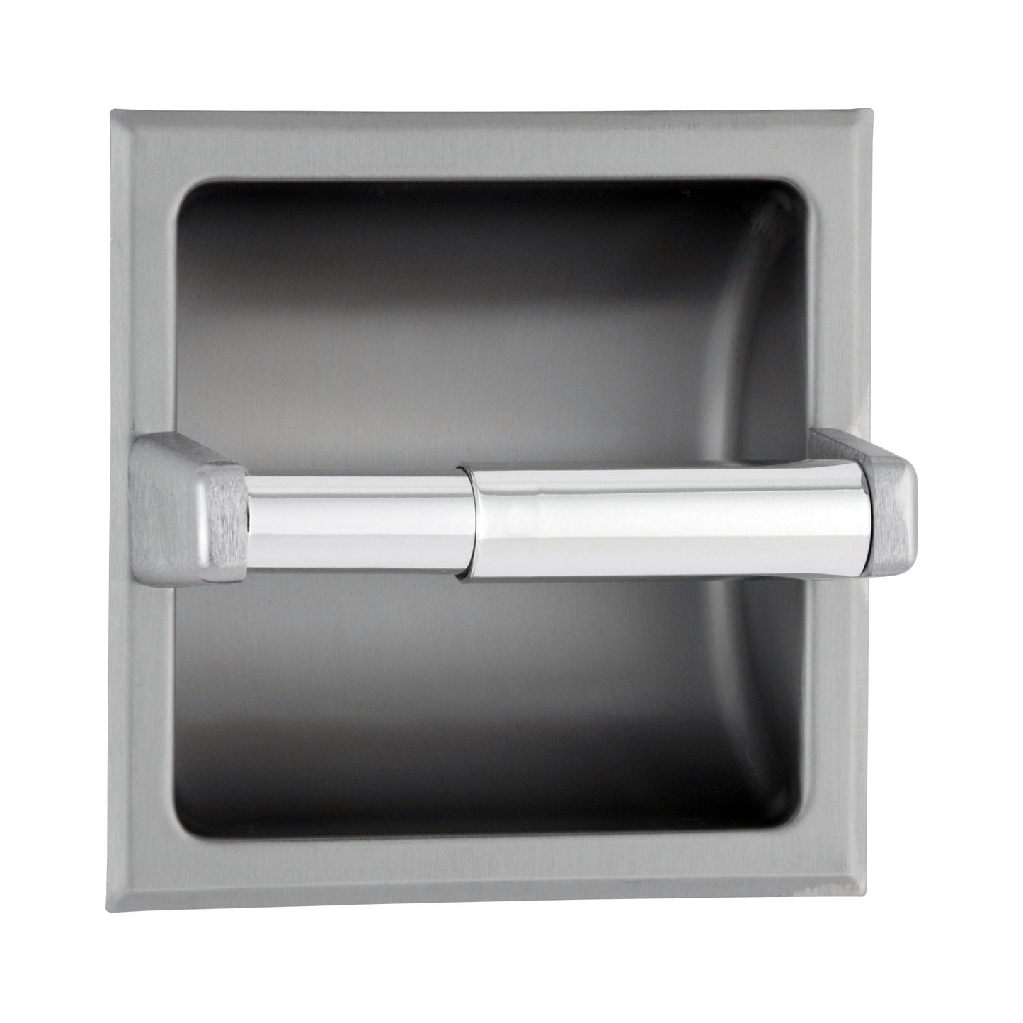 Bobrick 6677 - Recessed Toilet Tissue Dispenser in Polished Stainless Steel