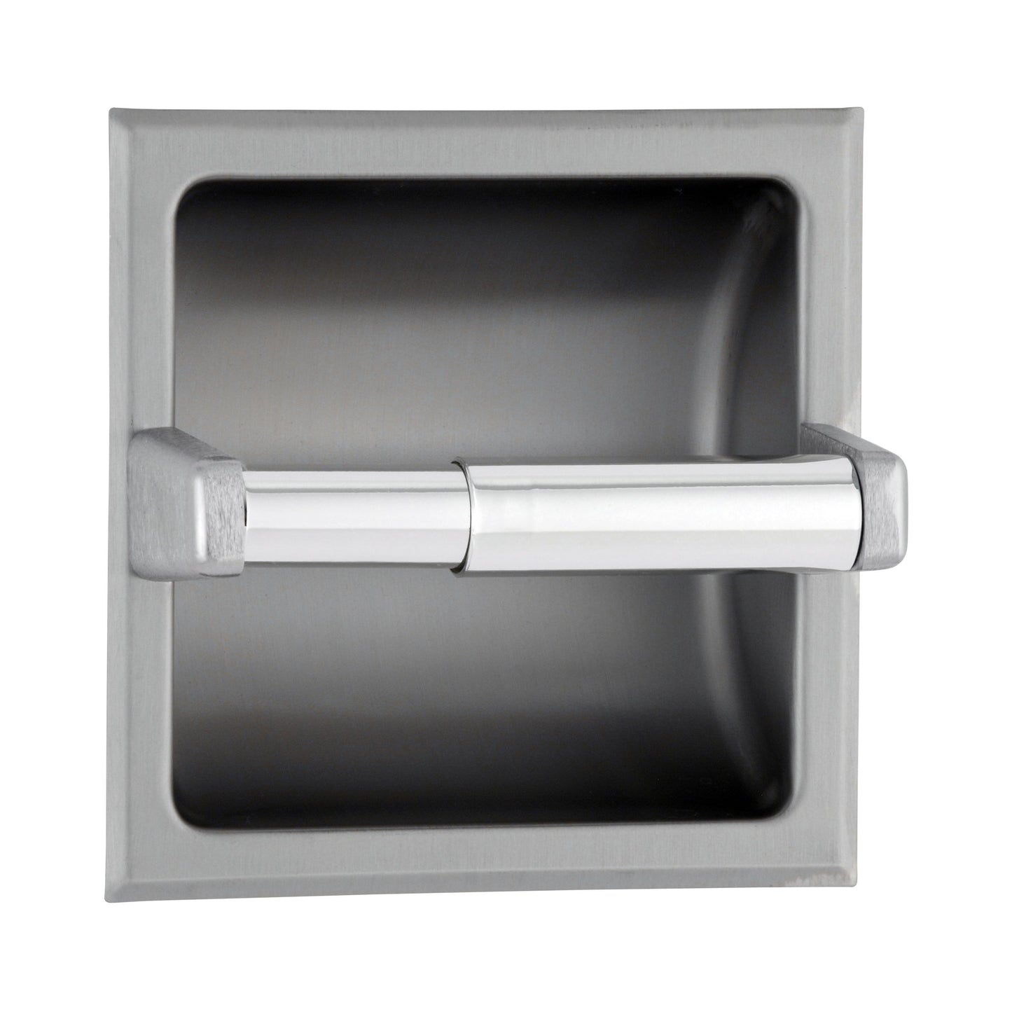 Bobrick 667 - Recessed Toilet Tissue Dispenser in Satin Stainless Steel
