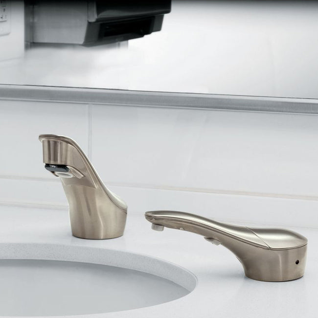 Bobrick 855 - Designer Series Counter-Mounted Automatic Liquid Soap Dispenser in Brushed Nickel