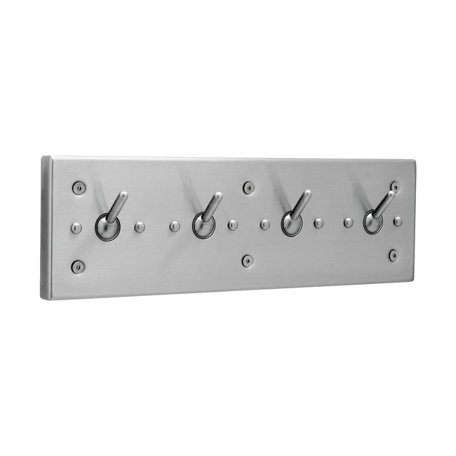 Bobrick 985 - Vandal-Resistant Clothes Hook Strip in Stainless Steel