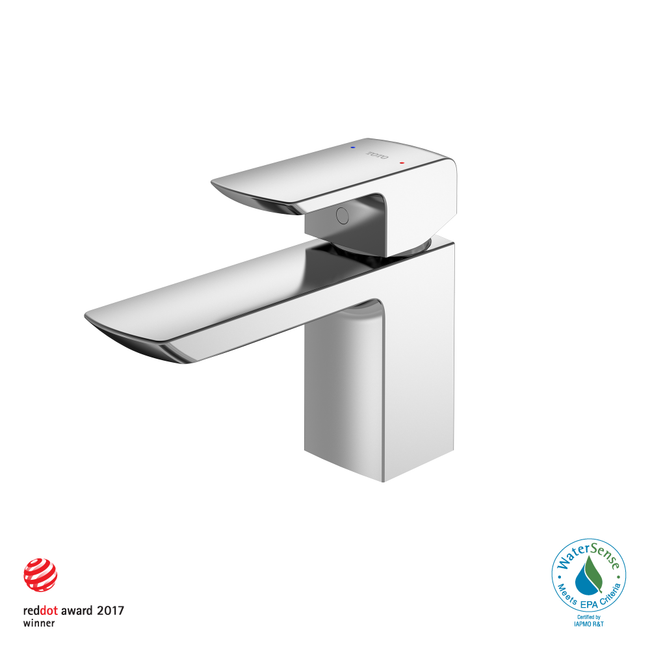 Toto TLG02301U#CP - 1.2 GPM Single Handle Deck Mounted Bathroom Faucet with Comfort Glide̢��?� Techn