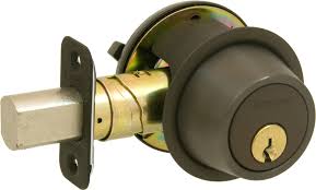 Grade 2 Single Cylinder Deadbolt with C Keyway with 12287 Latch and 1009