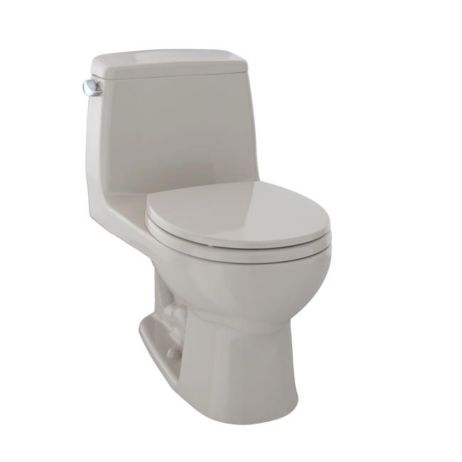 Toto MS853113#03 - Ultimate One Piece Round 1.6 GPF Toilet with G-Max Flush System - Bone