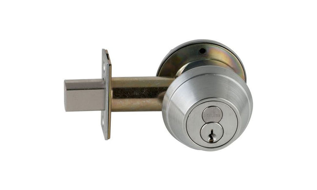 Grade 1 Single Cylinder Deadbolt with Large Format Interchangeable Core C Keyway with 12297 Latch an