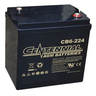 Centennial 6V 224AH AGM Battery