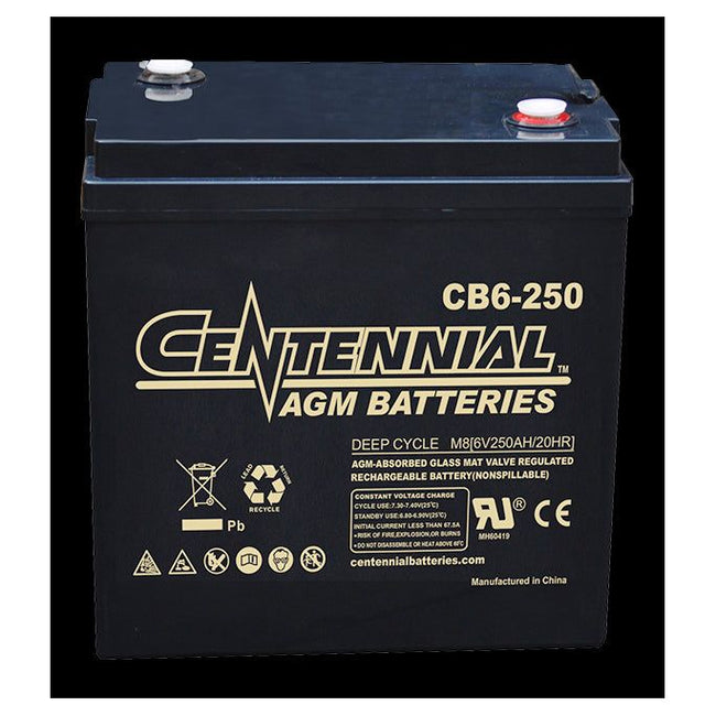 Centennial 6V 250AH AGM Battery