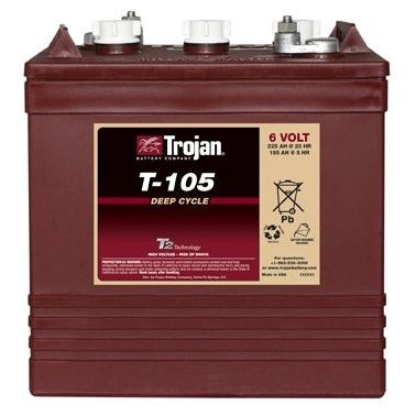 Trojan T105 Battery 1 yr warranty