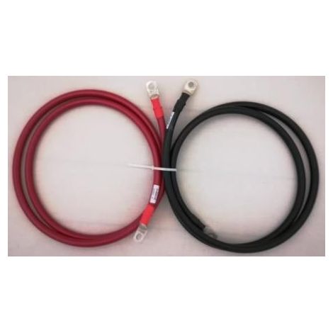 #2 Inverter Cable Set 5'-1Red&1Blk UL