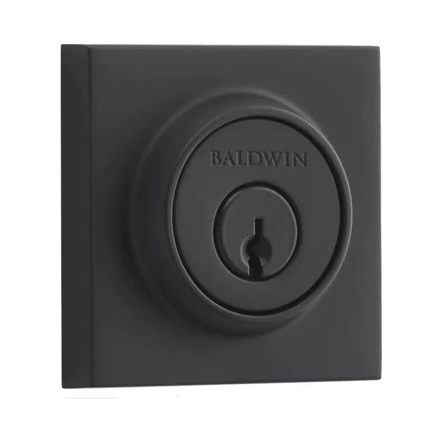 Baldwin Contemporary Square Rose Single Cylinder Deadbolt