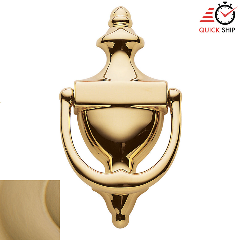 Baldwin 0102 - 6-1/2" Solid Brass Colonial Door Knocker