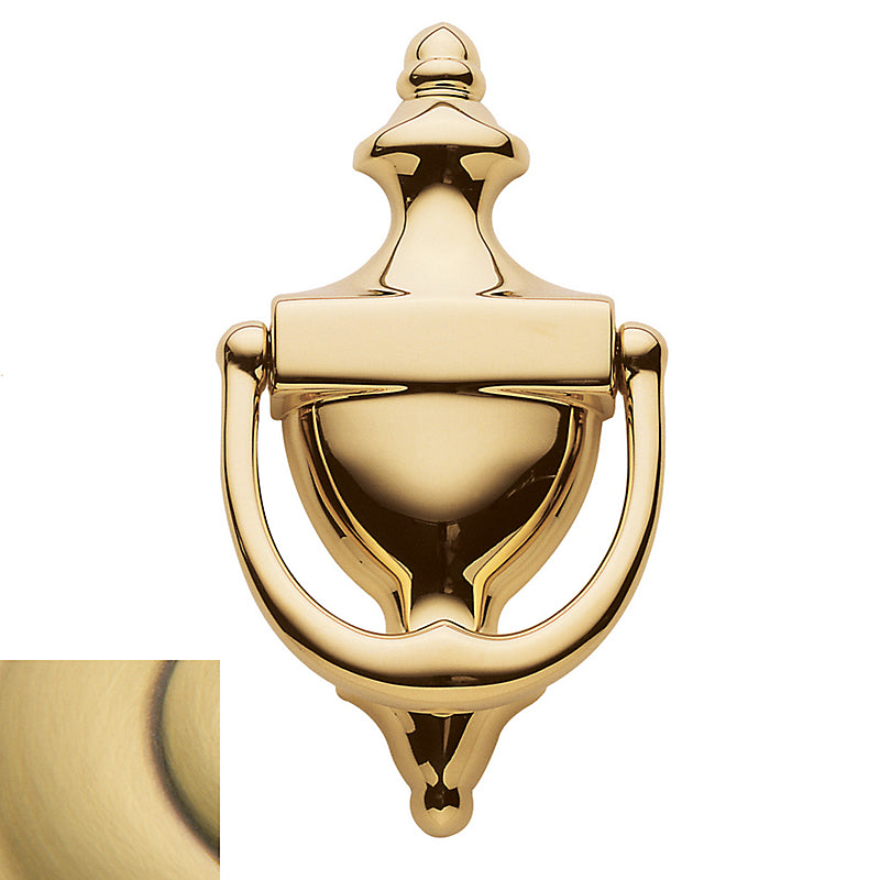 Baldwin 0102 - 6-1/2" Solid Brass Colonial Door Knocker