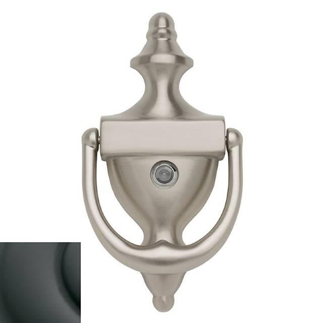 Baldwin 0103 - 6-1/2" Solid Brass Colonial Door Knocker with Viewer