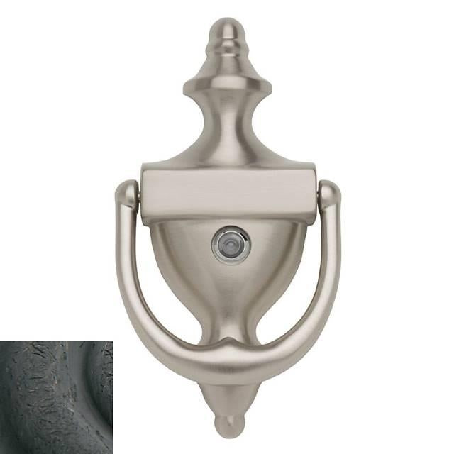 Baldwin 0103 - 6-1/2" Solid Brass Colonial Door Knocker with Viewer