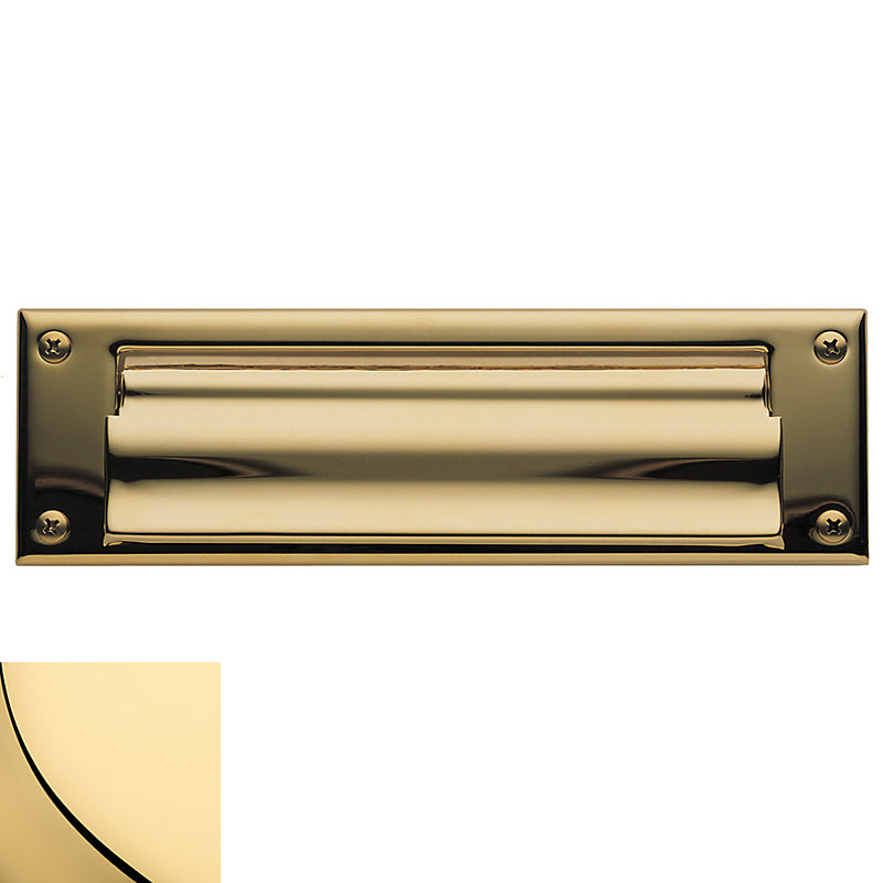 Baldwin 0015 - 10" x 3" Door Letter Box Plate
