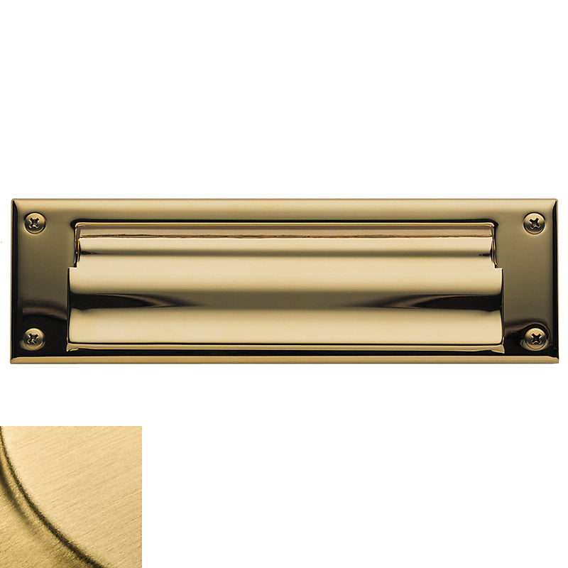 Baldwin 0015 - 10" x 3" Door Letter Box Plate